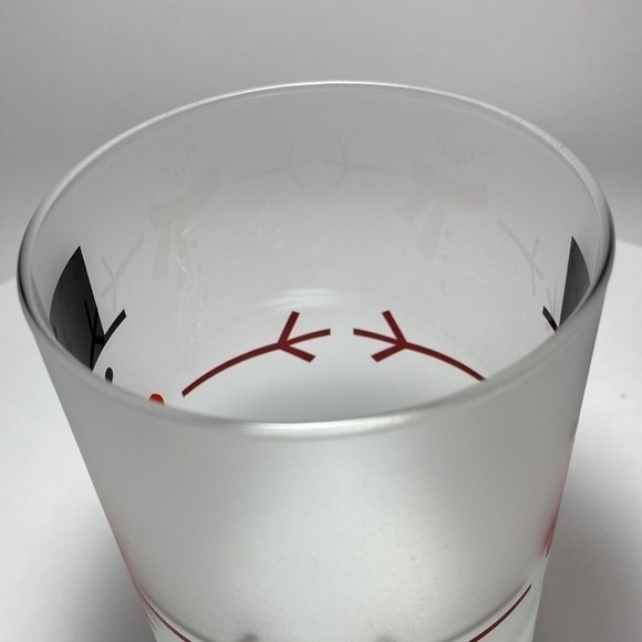 Culver vintage frosted snowman cocktail glass - Picture 5 of 7